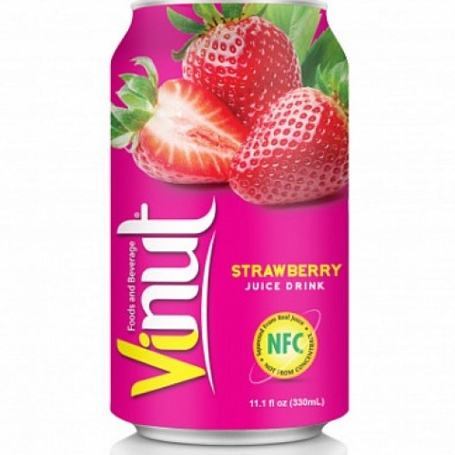 Напиток Клубничный с натуральным соком 350 мл - Vinut strawberry